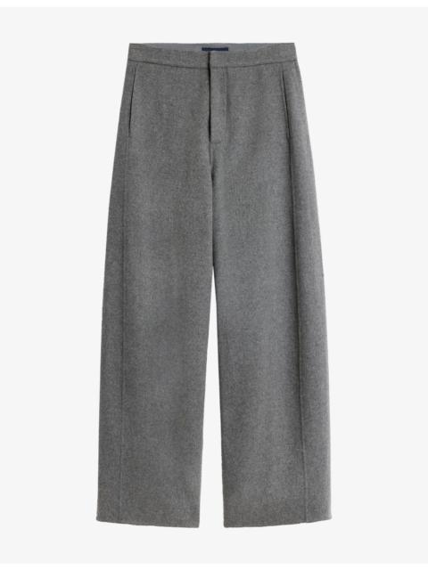 soeur Horatio Wide-Leg Wool-Blend Trousers