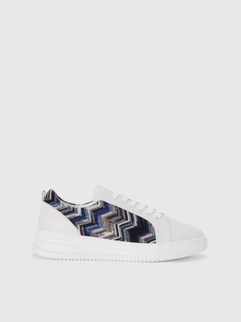 Missoni Sneakers with zigzag fabric insert