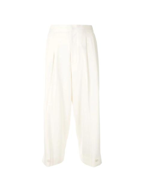 Y's crop-leg tapered trousers
