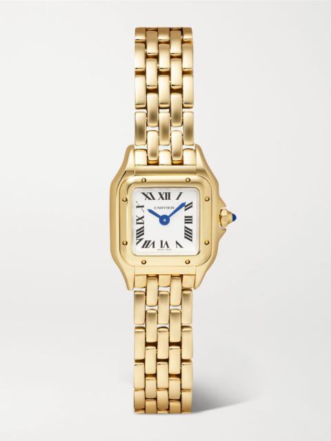 Cartier Panthère de Cartier mini 18-karat gold watch Gold