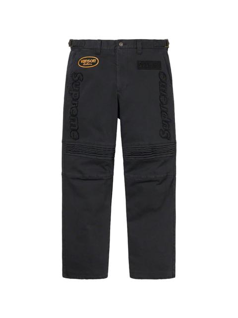 Supreme Vanson Leathers Cordura Pants "SS26 - Black" SU27262