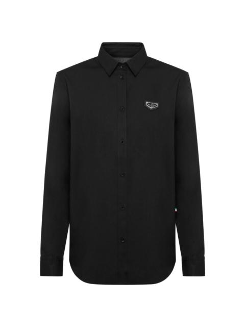 LS Iconic Plein poplin shirt