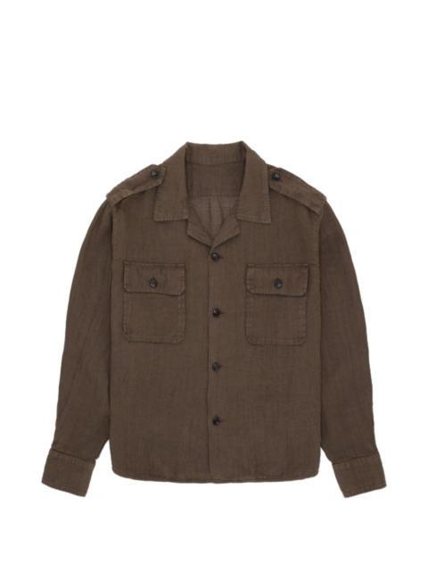 FORTELA epaulettes military shirt