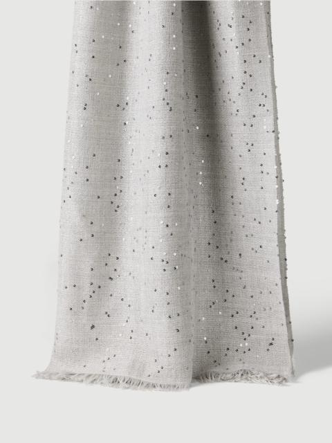Brunello Cucinelli Cashmere and silk Diamond yarn scarf
