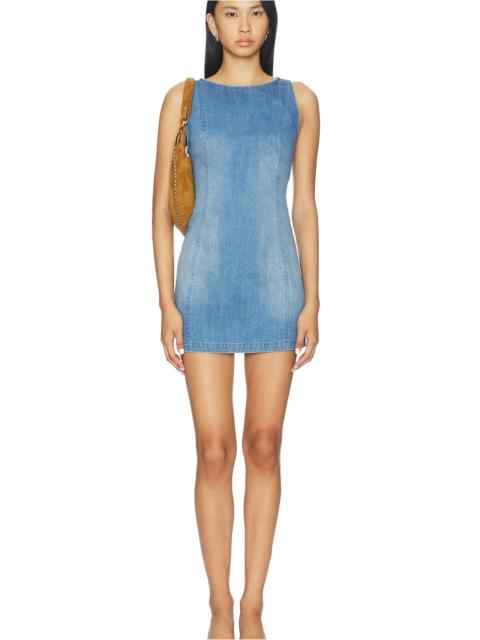 FREE PEOPLE Atlas Denim Mini Dress