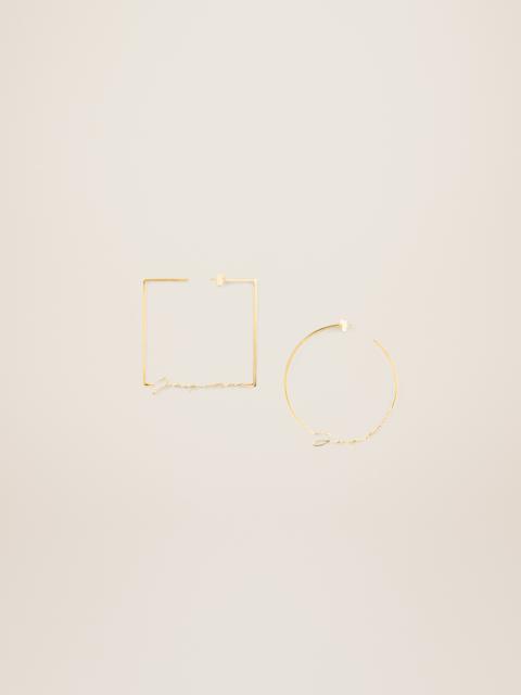 JACQUEMUS Les créoles rond carré Jacquemus