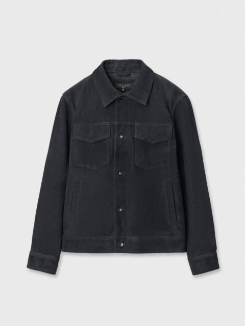 rag & bone rb Suede Trucker Jacket