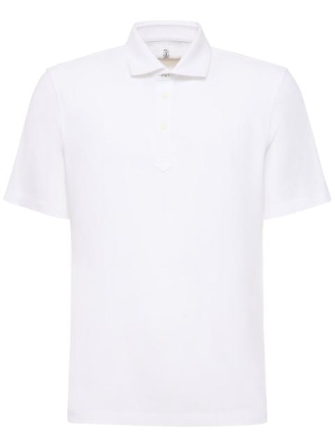 Cotton piquet polo