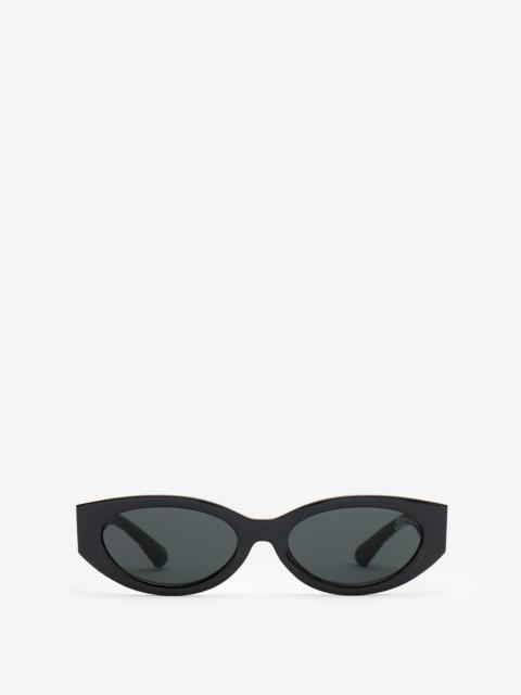Burberry Knight Stamp Oval Sunglasses