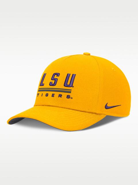Nike LSU Sideline Practice Rise Men's Nike Dri-FIT College Adjustable Hat