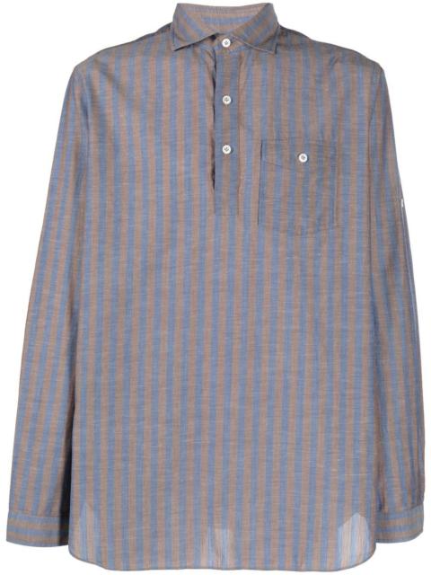 LARDINI striped cotton shirt