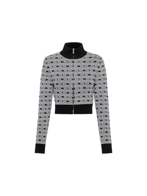 Miu Miu Viscose turtleneck cardigan