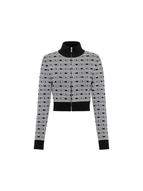 Miu Miu Viscose turtleneck cardigan