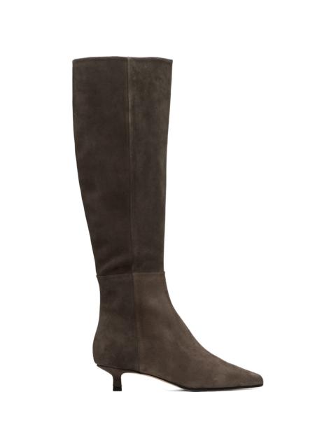 Aeyde Taupe Sabrina Knee-High Boots