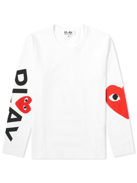 Comme des Garçons PLAY Comme des Garcons Play Women's Long Sleeve Arm & Heart Logo
