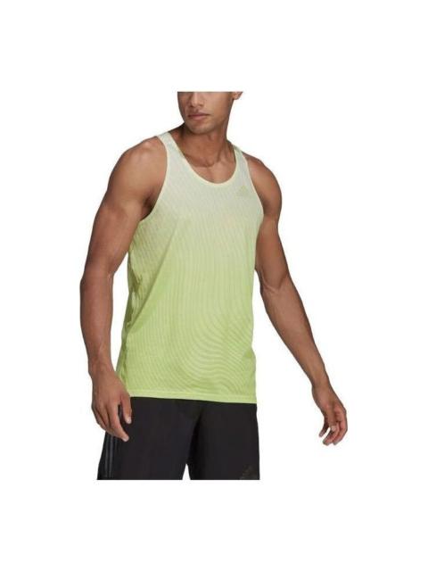 adidas adidas Adizero Engineered Singlet 'Green' HE4647