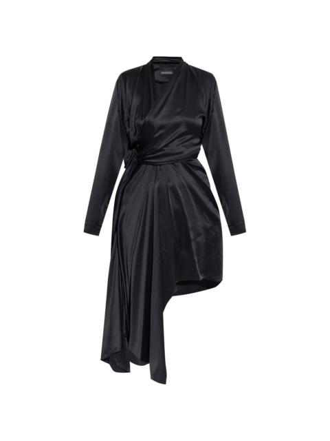 BALENCIAGA silk midi dress
