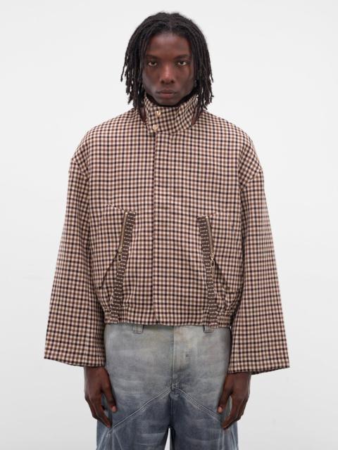 NAMESAKE Medina Brown Plaid Harrington Jacket