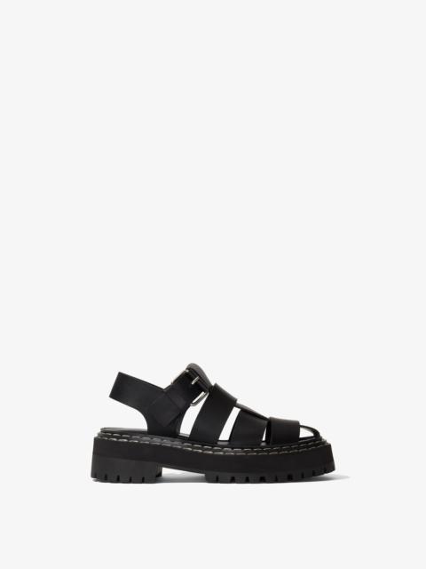 Proenza Schouler Lug Sole Platform Fisherman Sandals