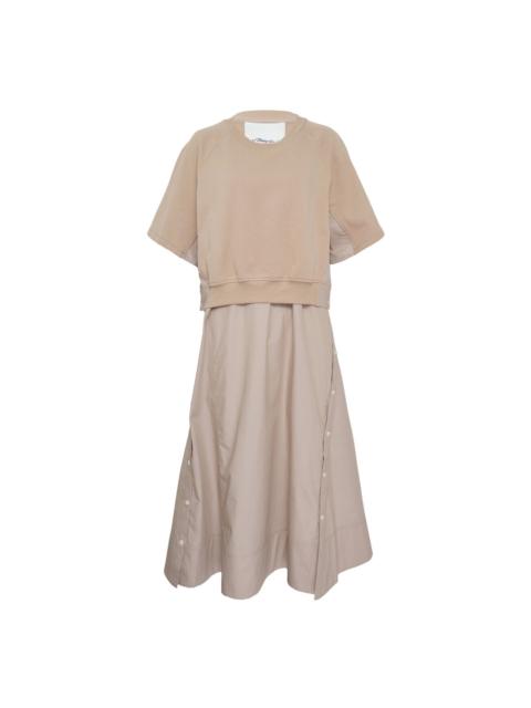 3.1 Phillip Lim French Terry Combo Dress