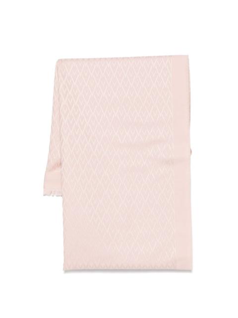 Valentino Toute La V-jacquard scarf