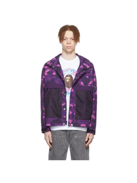 A BATHING APE® Purple Nylon Jacket