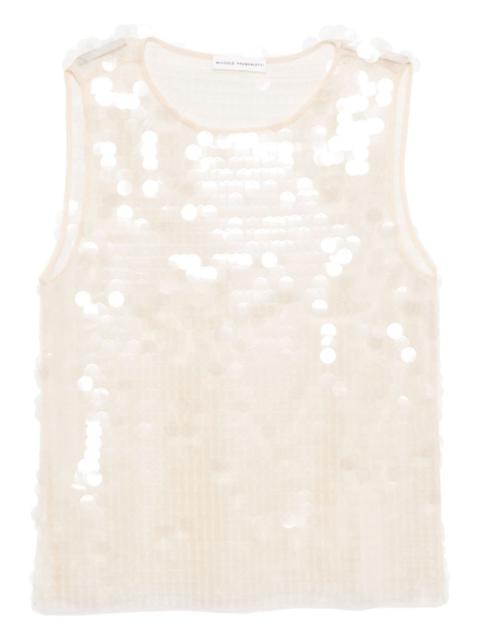 NICCOLÒ PASQUALETTI Carta tank top