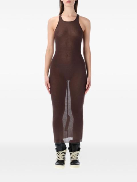 Rick Owens sleeveless crew-neck midi dress