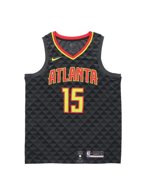 Nike Nike NBA Jersey Team limited SW Fan Edition Large Atlanta Hawks Vince Carter No. 15 Basketball Jerse