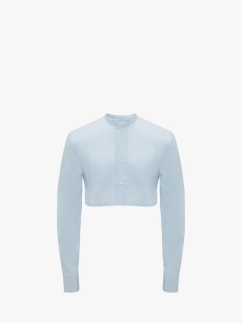 RAW EDGE CROPPED SHIRT