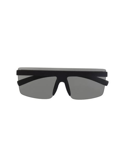 tinted oversize-frame sunglasses