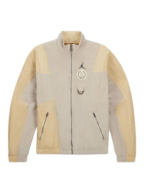 Jordan Air Jordan x HTG Crossover Contrast Color Stitching Logo Stand Collar Jacket Asia Edition DJ7976-236