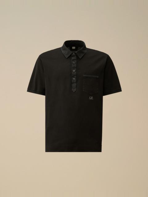 CP COMPANY｜SHORT-SLEEVED PIQUE/COLLAR (1020 Jersey Shor C.P. Company Stretch Piquet Striped Collar Polo – Escape