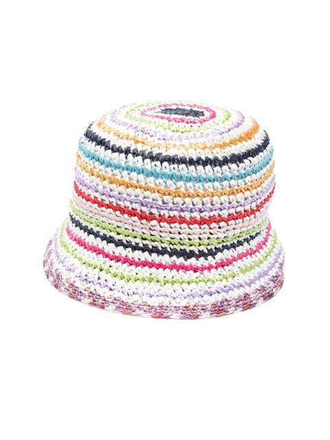 Missoni striped interwoven-design bucket hat