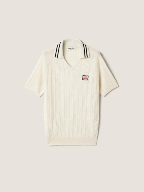 Miu Miu Cashmere polo shirt