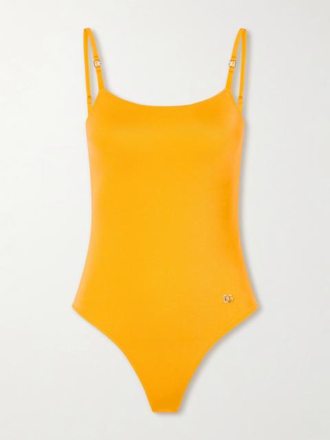 Dolce & Gabbana Logo-embellished Jersey One-piece