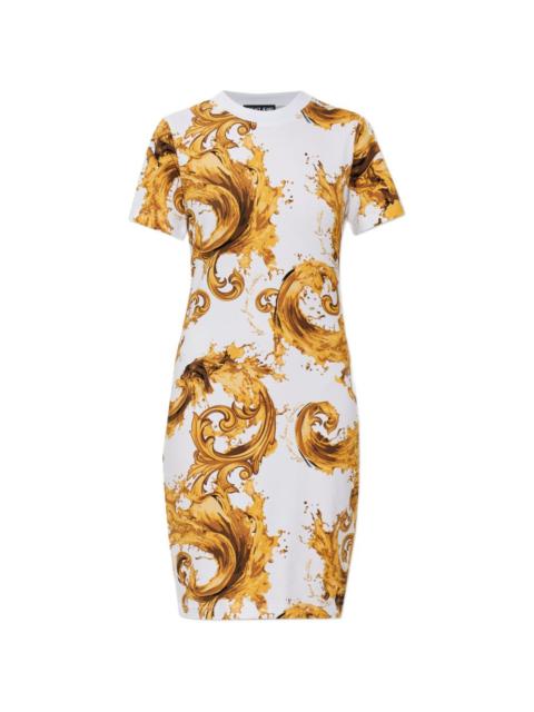 VERSACE JEANS COUTURE Barocco-print mini dress