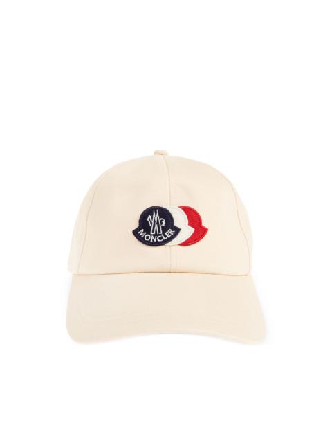 Moncler logo-patch cap hat