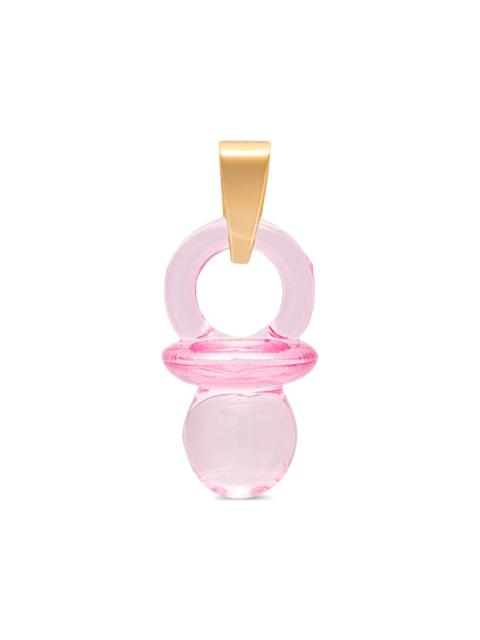 CRYSTAL HAZE Pacifier pendant necklace