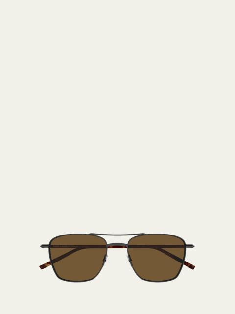 SAINT LAURENT SL 866 Metal and Bio-Nylon Aviator Sunglasses