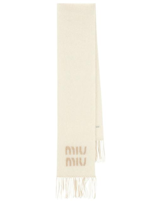 Miu Miu WOOL AND MOHAIR SCARF