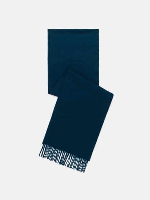 J. PRESS MADE-IN-SCOTLAND GREEN CASHMERE MUFFLER