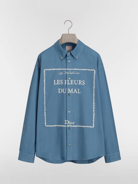 Dior Overshirt with Book Cover embroidery
