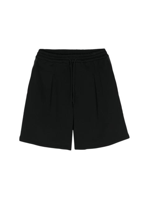 paneled cotton bermuda shorts