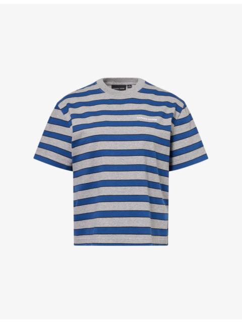 Canada Goose Roam Striped Cotton-Jersey T-Shirt