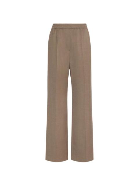 WEEKEND Max Mara stretch wool batavia trousers - marron glacé