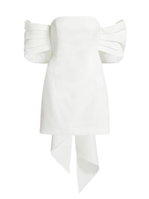 ELLIATT Women's Disco Hour Calypso Bow Minidress - Ivory