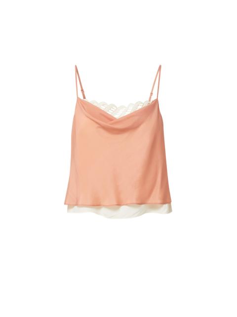 VERONICA BEARD LUMORA SILK-BLEND CAMISOLE
