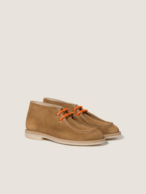 Miu Miu Délavé suede desert boots