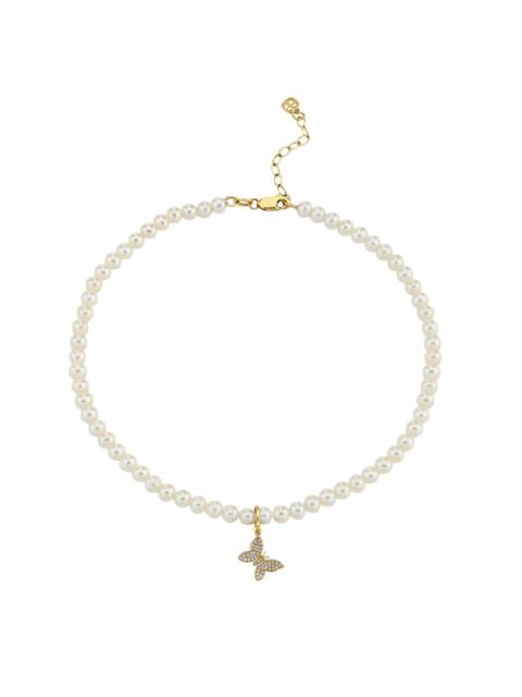 SYDNEY EVAN BUTTERFLY CHARM ANKLET